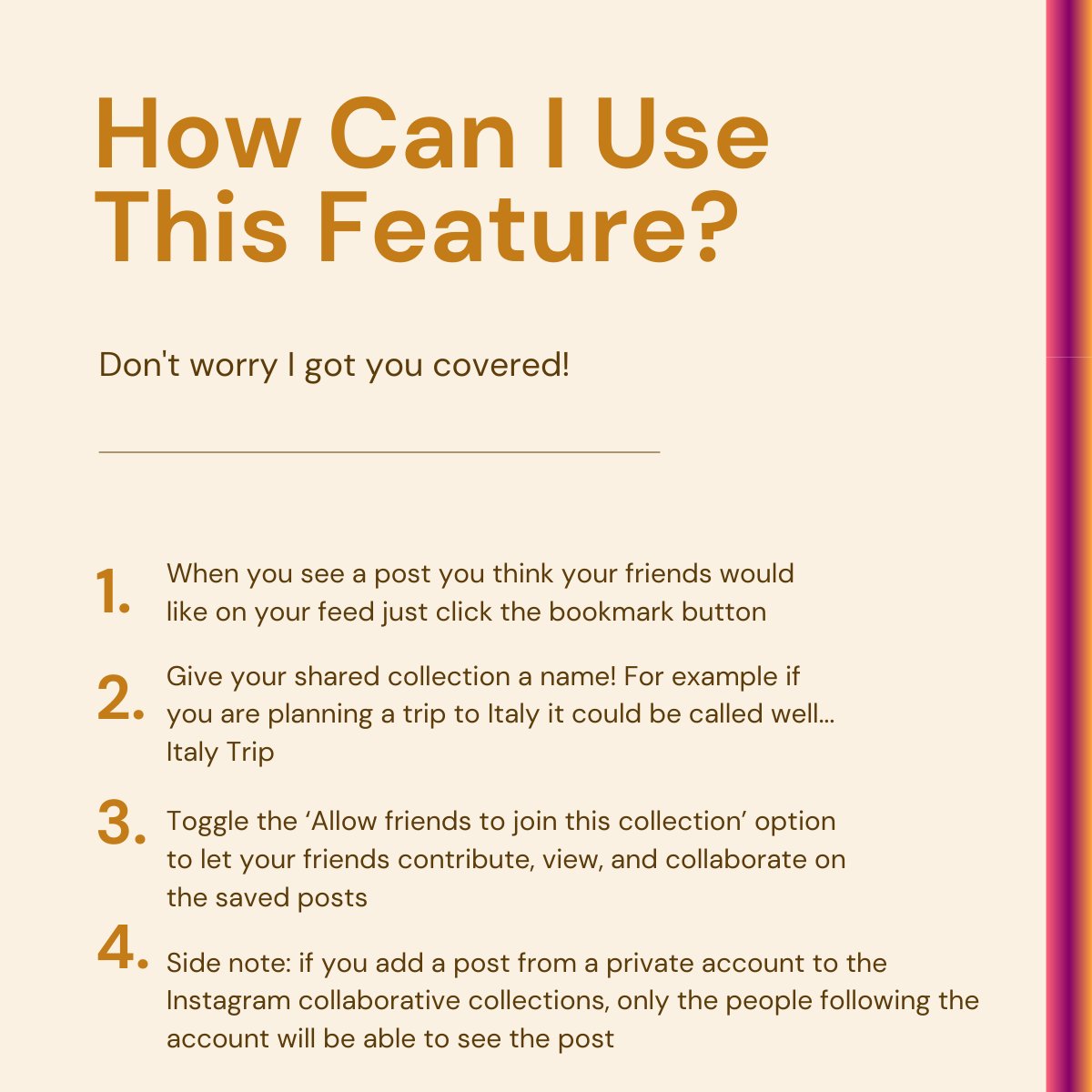 Businessbyrawan's tweet photo. Are you ready for the latest #Instagramupdate? 🤩

This new feature is looked upon as a way for Instagram to take on its rival Pinterest’s ‘Group Boards’ feature! Have you used thisinnovative  feature with friends yet?

#instagramfeatures #innovation #socialmediamarketing https://t.co/brP2lF25Ro