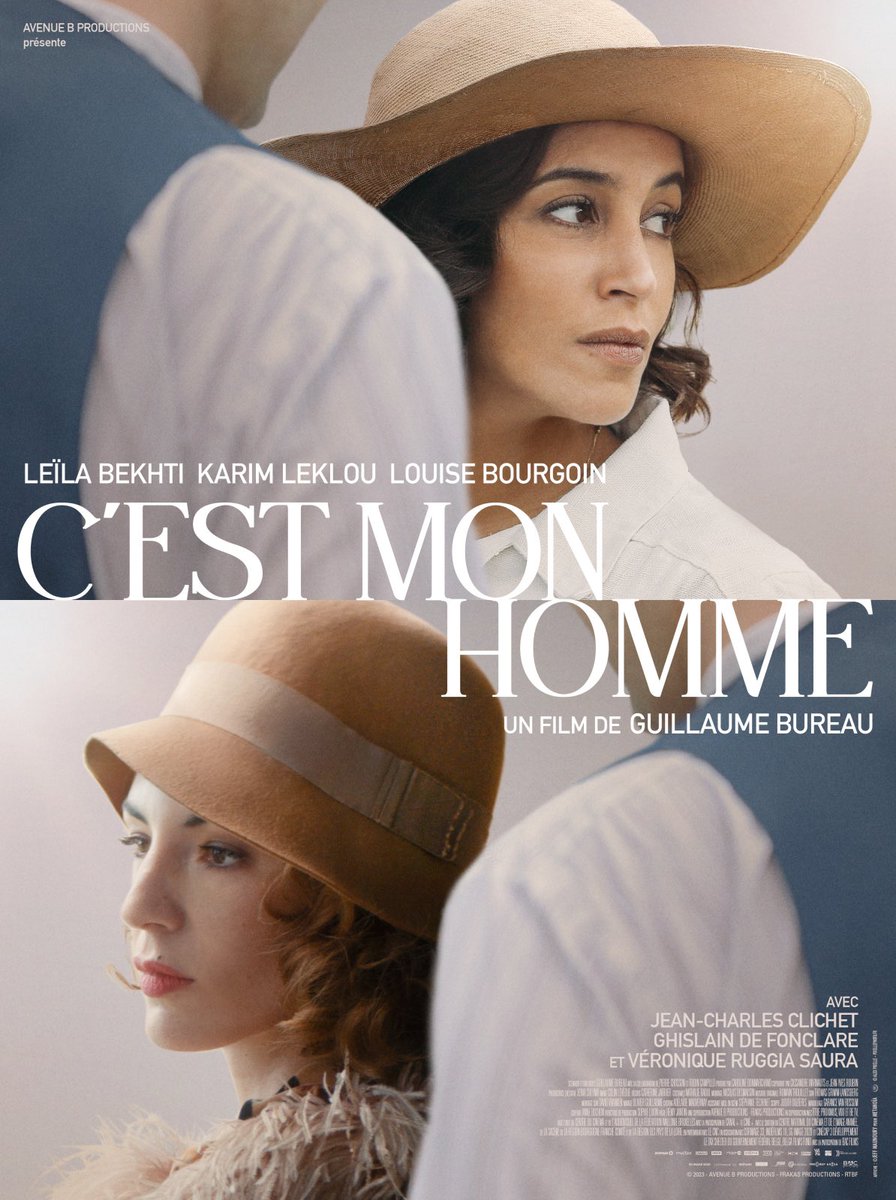 OlivU2360's tweet photo. " #CEstMonHomme " 

Plaisir de retrouver MADAME @leilabekhti dans ce triangle amoureux , après le puissant " #JeVerraiToujoursVosVisages " .
Agréablement surpris de voir , dans les remerciements , les noms de #RobinCampillo et @renanluce  . https://t.co/qvu5BIeasg