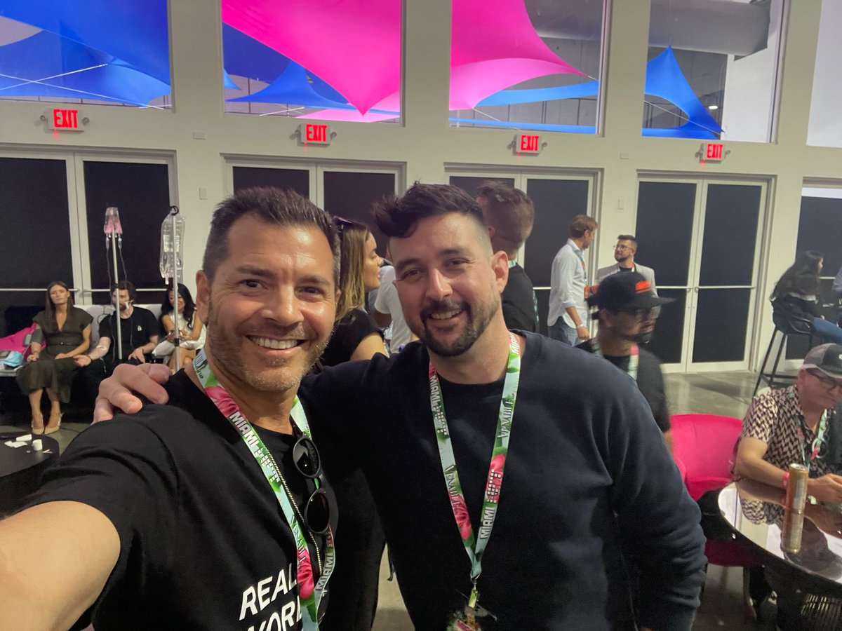magmarealestate's tweet image. 🎉 #MiamiTechMonth is here and we&apos;re thrilled to be a part of it!

🙌🏼 Our CEO Matthieu Merchadou attended the exciting Miami NFT 2023 event alongside Hrish Lotlikar from SuperWorld, where they connected with other tech leaders and explored the latest in #blockchain and #NFT…