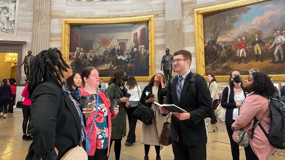 Women_in_Policy's tweet photo. Have you read last month's Mosaic wrap-up? – See what the cohort members were up to throughout the month of March. Plus read the highlights from our 6th cohort of Women Changing Policy! 📰 https://t.co/TXhCyg4nOe https://t.co/wMwaCQORIR