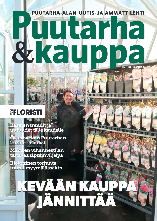 Ulkoasultaan uudistunut Puutarha&amp;kauppa perehtyy nimensä mukaisesti puutarhakauppaan ja muihin kevätaiheisiin:
🌱Puutarhakaupan kevät voi olla paistetta tai sumua
🌱Biologista tuholaistorjuntaa puutarhamyymälässä
.. ja paljon muuta!
Lisää: puutarhakauppa.fi