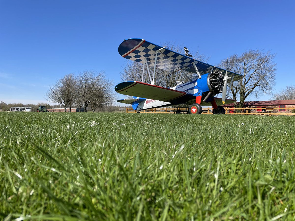 Yesterday was a beautiful day for a wingwalk! We spent the day at <a href="/aerosuperbatics/">AeroSuperBatics WingWalkers</a> WingWalkers in Gloucestershire where Alice from <a href="/BhamDogsHome/">Birmingham Dogs Home</a>  took her fundraising efforts to new heights. Video coming soon to @BhamLocalTV📺

#wingwalk #charity #fortheloveofdogs #birmingham