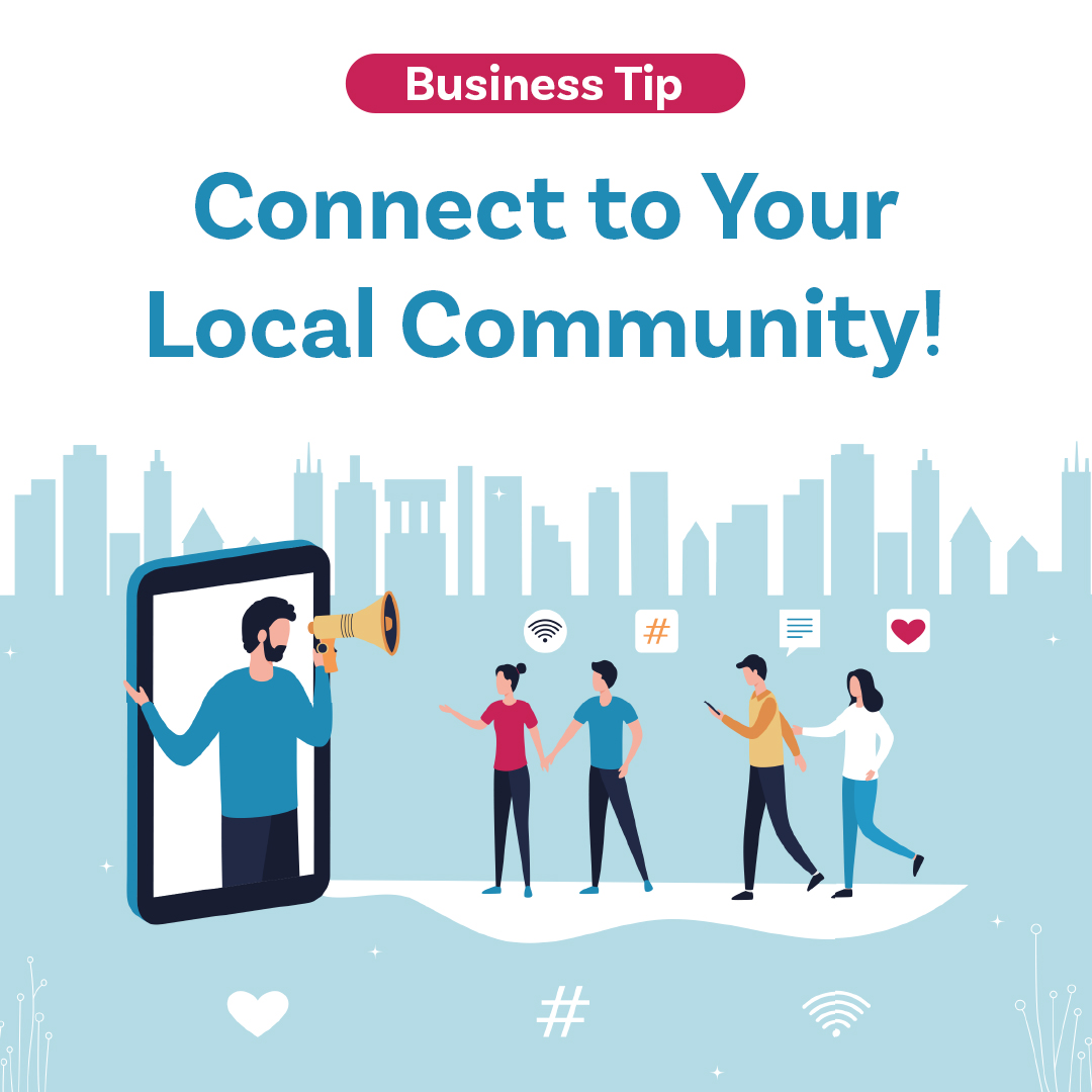 People love supporting local businesses! 🥰 They also love getting to know the “you” behind your products and services. As a small business owner, look for opportunities to give back to your community by volunteering, hosting a fundraiser or sponsoring a nonprofit.