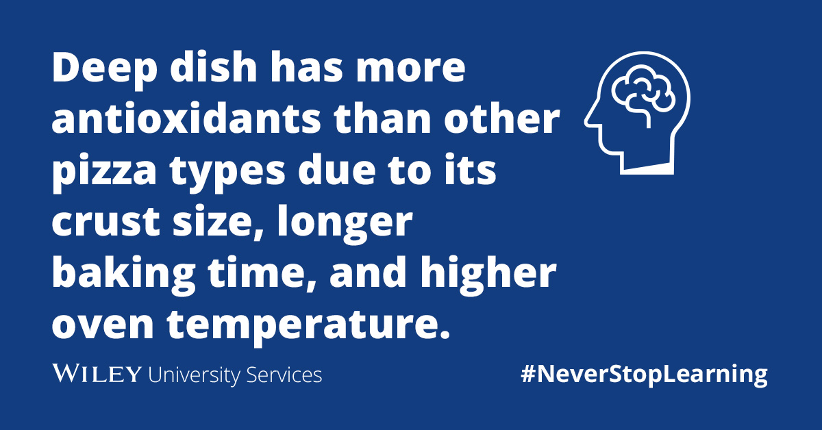 WileyUniServcs's tweet photo. Whatβs your favorite pizza? π #DeepDishPizzaDay #NeverStopLearning #SmartToFinish https://t.co/Wc0FXOiB6O https://t.co/M0c7WCj39b https://t.co/uanVdrhle6
