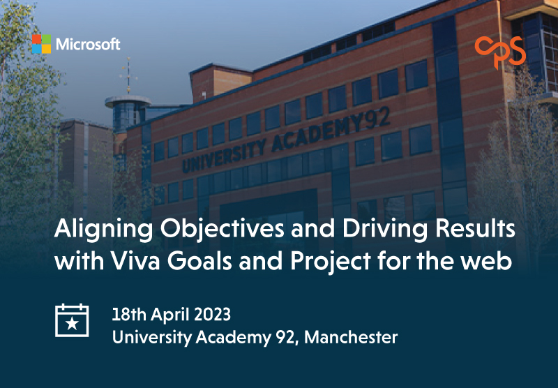 CPS_Solutions's tweet photo. Don't miss our FREE afternoon briefing on the 18th April and discover how to accelerate your work, track objectives and key work results. Transform your Strategic Priorities with Viva Goals and Project for the web. 

Find out more - https://t.co/w4SCheMLyI

#MicrosoftViva #Pftw https://t.co/yPPWyaguO8
