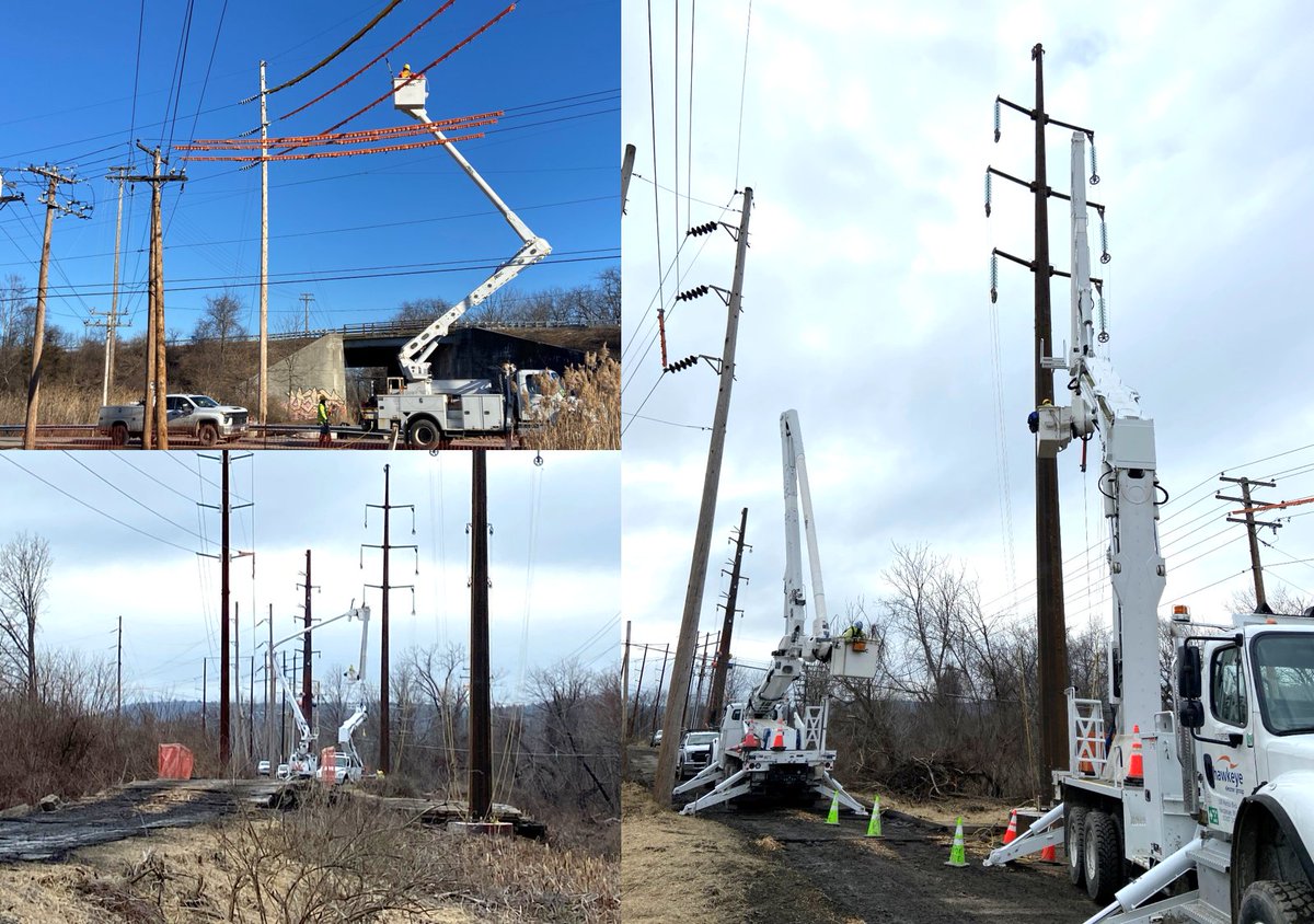 Last month, our crews finished another Article VII project in #Kingston, NY.
They energized the SB&I Rail Trail 115kV circuits after completing substantial #construction on this project phase for @CentralHudson Gas and Electric.

#ProtectTheEnvironment