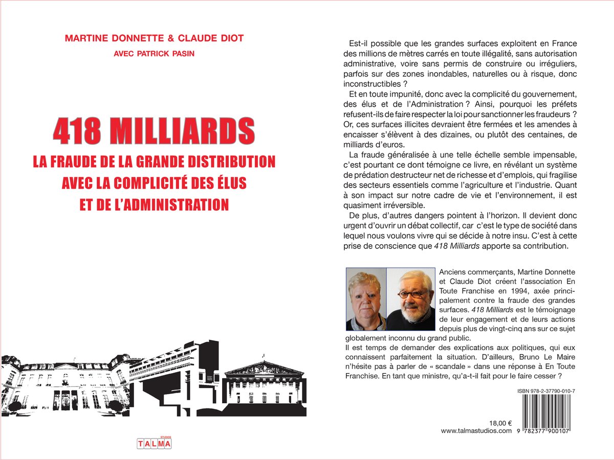 PatrickPasin's tweet photo. Environ 5 000 000 m2 exploités illicitement par la grande distribution depuis des années. 
Si B. Le Maire faisait respecter la loi et payer les amendes par les contrevenants, il n'y aurait pas besoin de #reforme #retraite 
@ClaireJardin1 https://t.co/6aPJk0v4wx