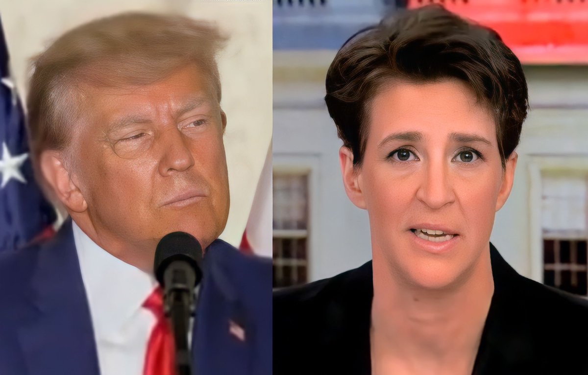 CalltoActivism's tweet image. BOOM! Rachel Maddow REFUSED to air Trump’s post-arrest remarks on MSNBC because they weren’t “newsworthy.”

“As far as we can tell…he is repeating his same lies and allegations against his perceived enemies,” she said. 

The most significant part of her decision was that it…