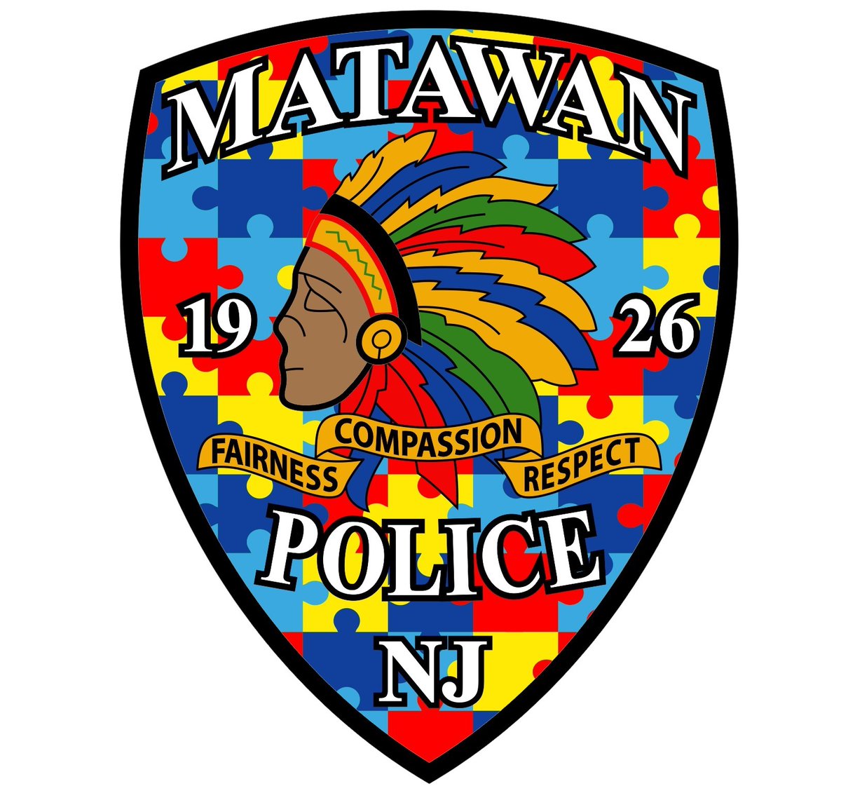 MatawanPD's tweet photo. For the month of April, some of our Patrol vehicles will be displaying an Autism Awareness decal to represent our commitment to inclusion and acceptance of people with autism. #MatawanNJ #MonmouthCounty #AutismAwareness #NJpolice #MatawanPD https://t.co/EbCpRtfEGs