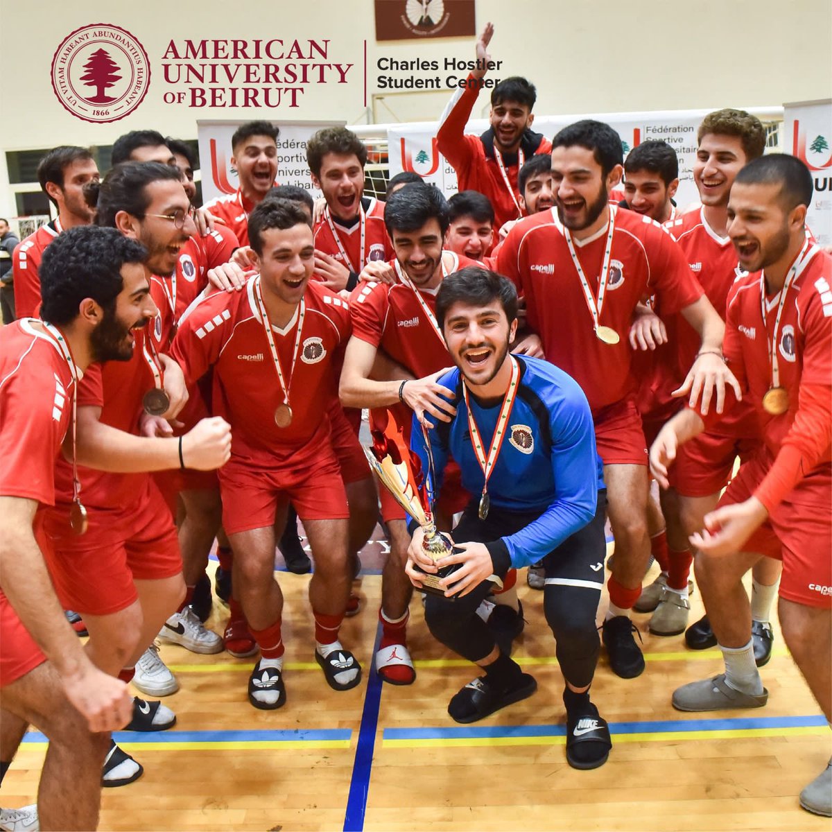 AUB Athletics (@aubphoenix) on Twitter photo Unstoppable, unbeatable, undefeated! The AUB football team has done it again and took the first place in the FSUL championship 2023! We couldn't be prouder🥇🏆 The sheer hard work, dedication, and passion of the team has paid off <a href="/AUB_Lebanon/">American University of Beirut</a> #aubphoenix #onephoenix Unstoppable, unbeatable, undefeated! The AUB football team has done it again and took the first place in the FSUL championship 2023! We couldn't be prouder🥇🏆 The sheer hard work, dedication, and passion of the team has paid off <a href="/AUB_Lebanon/">American University of Beirut</a> #aubphoenix #onephoenix
