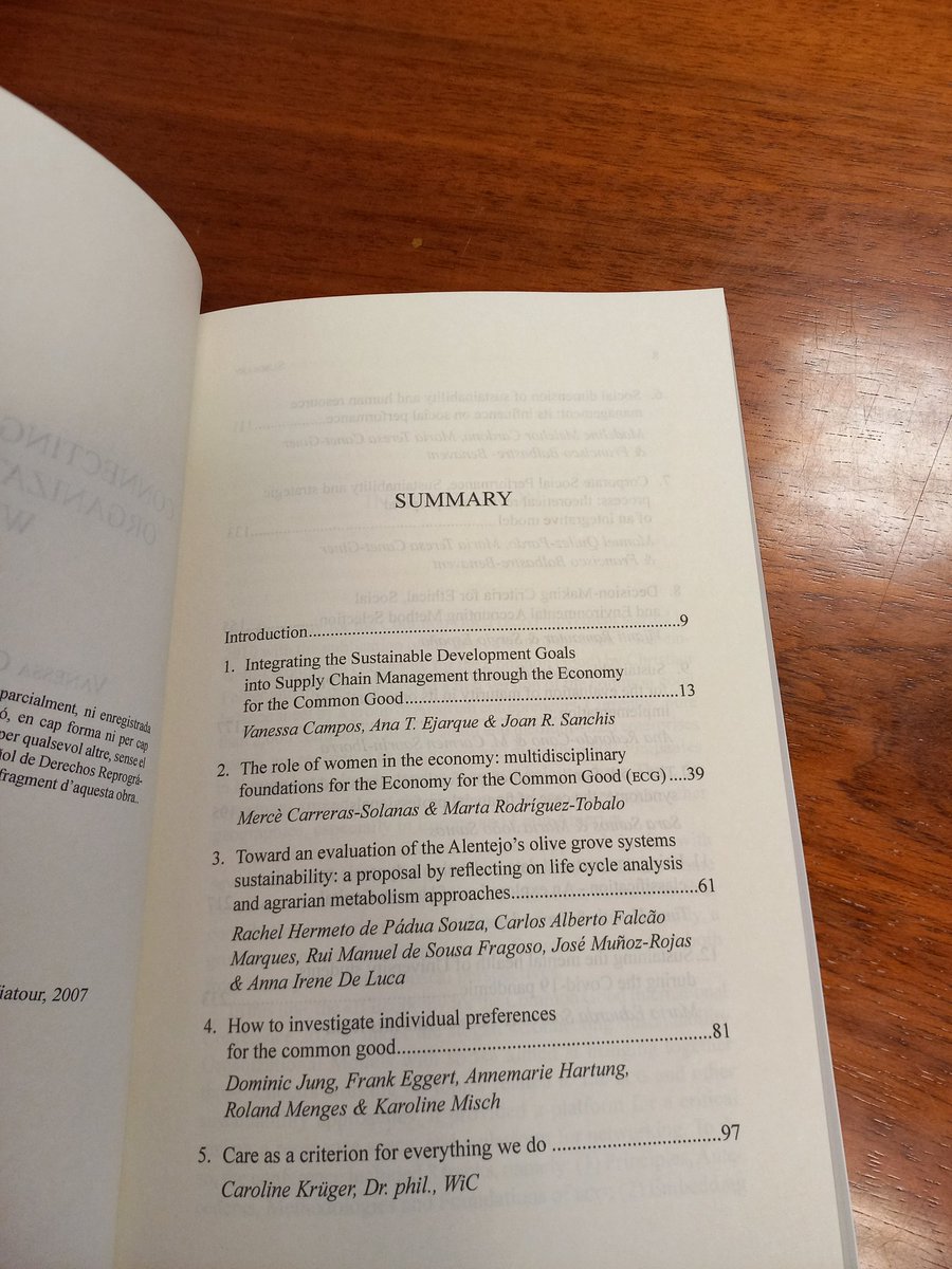 VanessaCamposCl's tweet photo. We've just received the book of the 2nd @EconCommonGood International Conference held at the @DepDirEmpUV @FdEconomiaUV @UV_EG in March 2022. Coordinated by: Full Prof. @Joanrasan , Assoc. Prof. @VanessaCamposCl and Assistant Prof @AnaEjarqueCat https://t.co/QLdMWbHid8