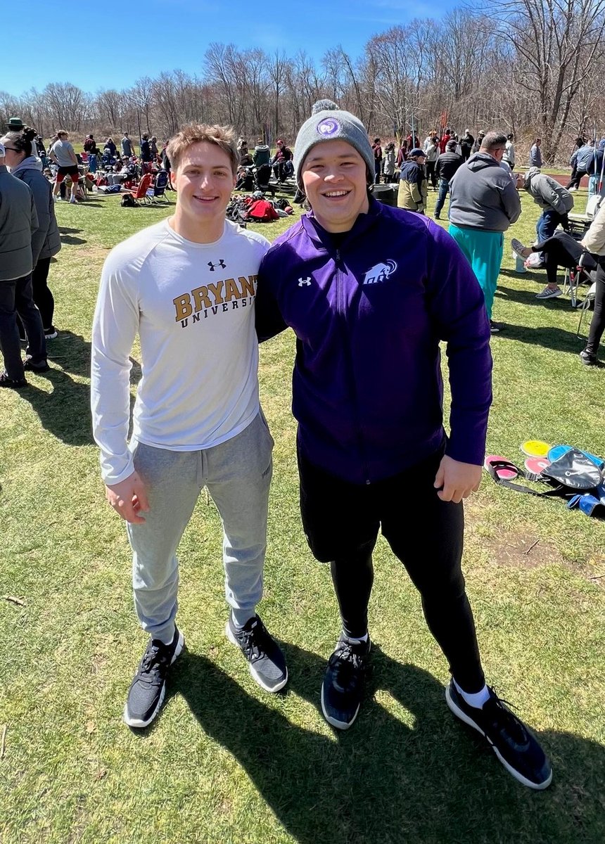 WC East Vikings Football (@wceastfootball) on Twitter photo ⚓️Alumni News⚓️
 2020 Alum RB <a href="/K_Cichanowsky/">Kyle Cichanowsky</a> (<a href="/BryantUFootball/">Bryant Football</a>) supporting fellow '20 alum OL <a href="/The_Lemmon/">Hugh Lemmon-Kishi</a> (Amherst T&F) at the Bryant Black and Gold Invite this past weekend.  Awesome stuff boys!
#vikingpride #riseasONE #Vikings4Life
<a href="/WCEVikings/">WC East Athletics</a> <a href="/FugettFootball/">Fugett Cougars Football 2023</a> <a href="/WestChesterASD/">West Chester Area SD</a> ⚓️Alumni News⚓️
 2020 Alum RB <a href="/K_Cichanowsky/">Kyle Cichanowsky</a> (<a href="/BryantUFootball/">Bryant Football</a>) supporting fellow '20 alum OL <a href="/The_Lemmon/">Hugh Lemmon-Kishi</a> (Amherst T&F) at the Bryant Black and Gold Invite this past weekend.  Awesome stuff boys!
#vikingpride #riseasONE #Vikings4Life
<a href="/WCEVikings/">WC East Athletics</a> <a href="/FugettFootball/">Fugett Cougars Football 2023</a> <a href="/WestChesterASD/">West Chester Area SD</a>