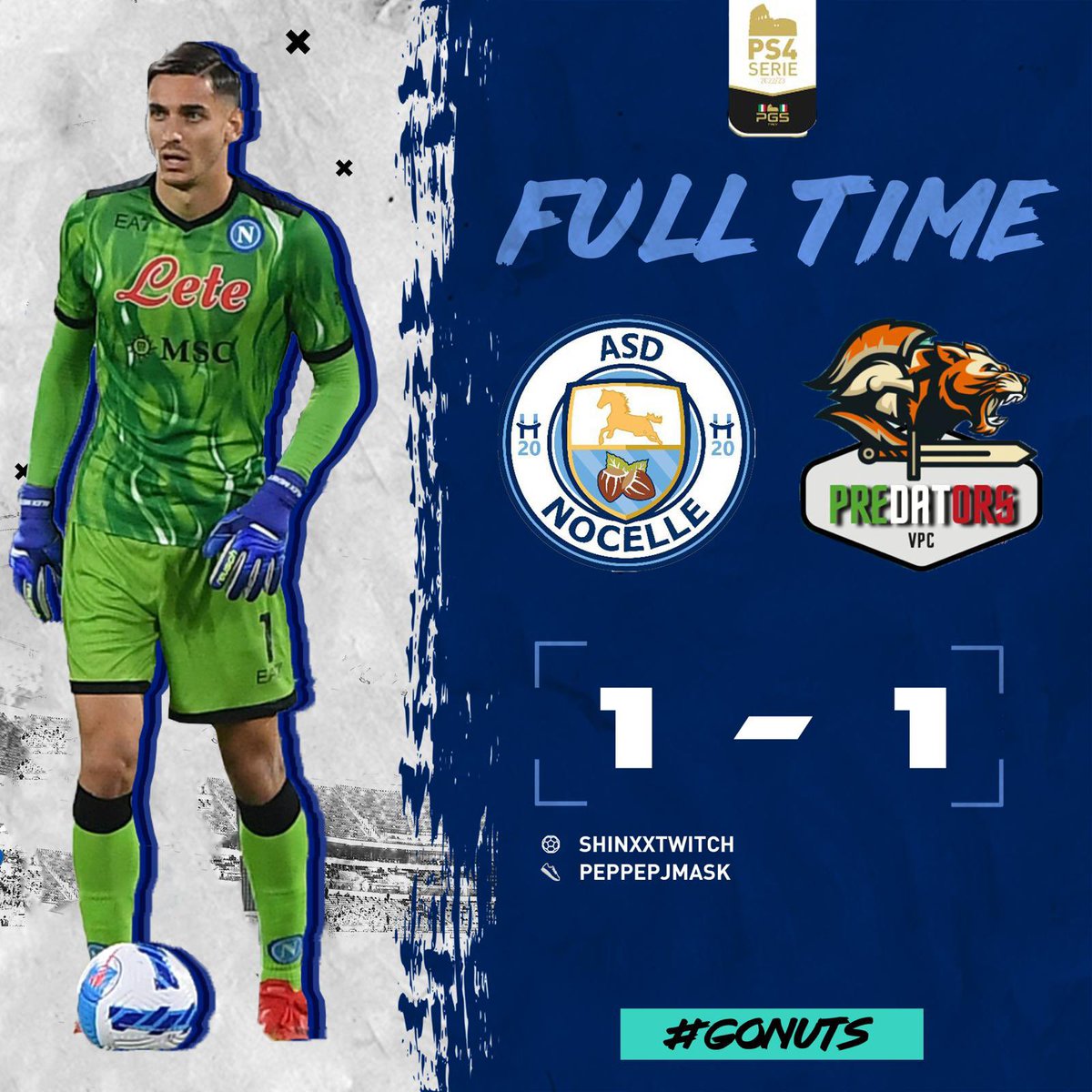 🏟️| FULLTIME

🏆| @FTCompetition 
🗓️| 17ª giornata
🆚| @FOXESVPC  4-1✅

🏆| <a href="/VPGItaly/">Virtual Pro Gaming Italy 🇮🇹</a> 
🗓️| 10 Giornata
🆚| #PromoSport 2-0✅

🏆| @PGS_ITALIA 
🗓️| 5 Giornata
🆚| <a href="/PredatorsVPC/">𝐃𝐇 𝐏𝐑𝐄𝐃𝐀𝐓𝐎𝐑𝐒 ™̶️̶</a> 1-1 ❎

@HappygameEsport 

GG AGLI AVVERSARI 🤝🏻