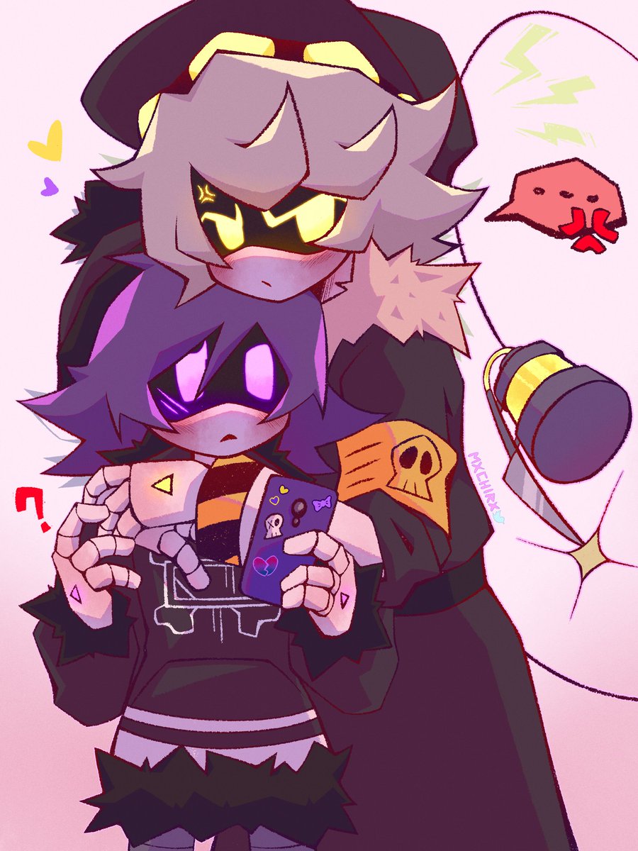 Mxchirx's tweet photo. overprotective boi #murderdrones #nuzi https://t.co/sOSa4NVKyS