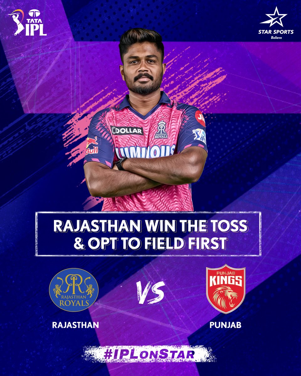 Star Sports on Twitter "The 🪙 has given its verdict! Rajasthan have