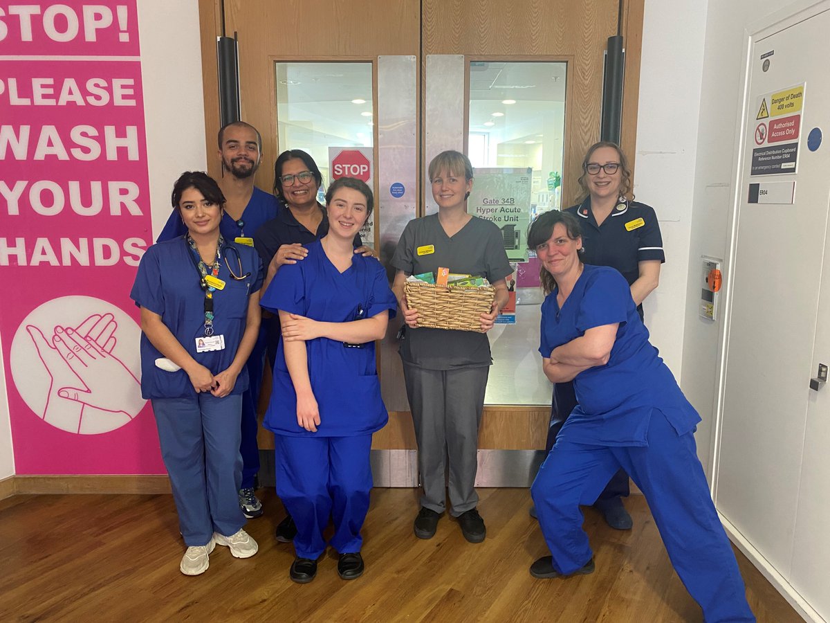 Congratulations to 34b 👏 22 people were trained in bridle care during nutrition and hydration week. They are the proud recipients of this lovely hamper filled with goodies for the ward.
#HASU 
<a href="/nidadigma/">Nida Digma</a> <a href="/NbTstroke/">NBTstroke</a> @lmilliganrd <a href="/NHWeek/">N&H Week</a>