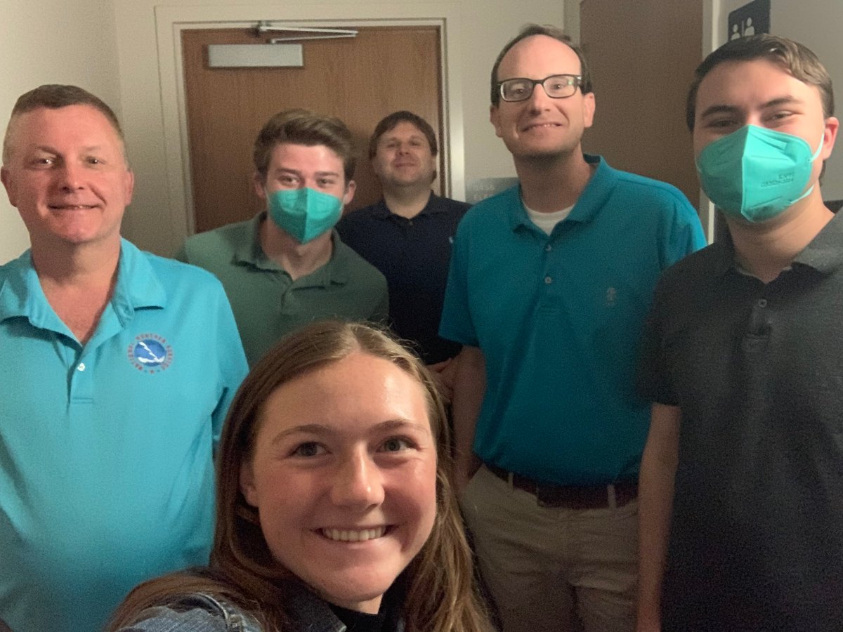 Here is our #SafePlaceSelfie from our severe weather safe location inside the office!