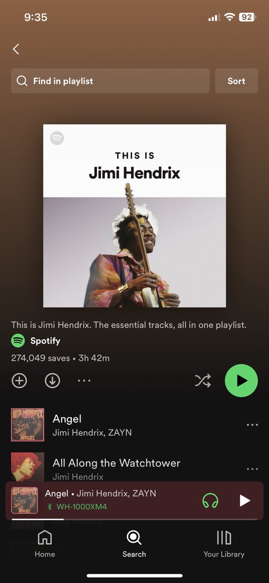 Alexval123's tweet photo. @SpotifyUSA why is Zayn’s cover of Angel the first song on the This is Jimi Hendrix playlist?? Pls fix https://t.co/rY2QNhl3xv