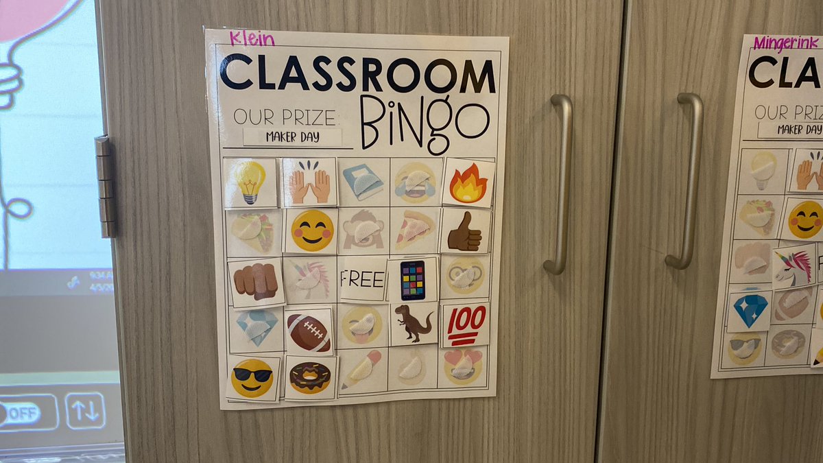 mrsbakkenSTEM's tweet photo. First graders in Mrs. Leamyโs class received their first Bingo, earning maker day today! #GoGullLake #GLCSstem #GLCSkellogg https://t.co/4VXp7mXxyA