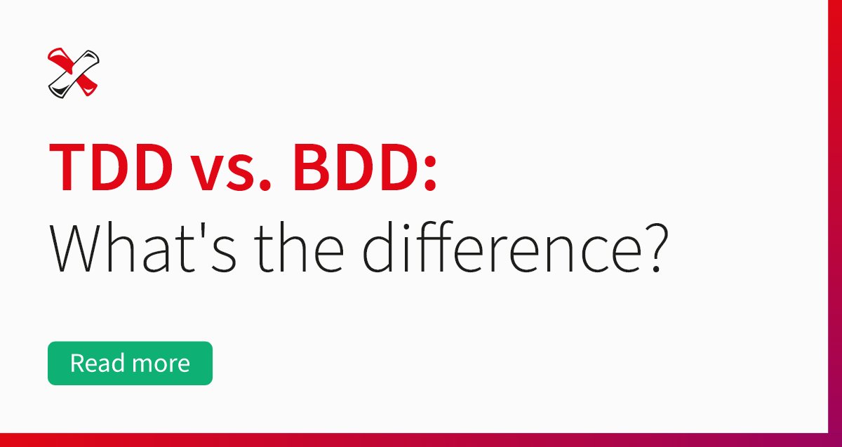 TDD vs BDD: What is the difference and benefits of both? Find out here: ranorex.com/blog/tdd-vs-bd… #QATest
