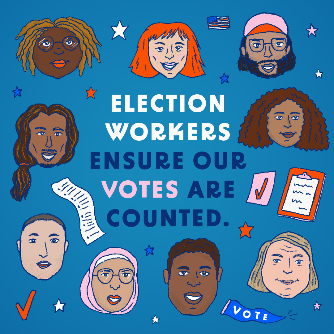 CommonCauseWI's tweet photo. Thank you Wisconsin election officials, clerks, and poll workers.

We know your jobs extend beyond Election Day. 

And we thank you for your role in maintaining a system of free, fair, secure, and accessible elections. https://t.co/N0rGEhikRg