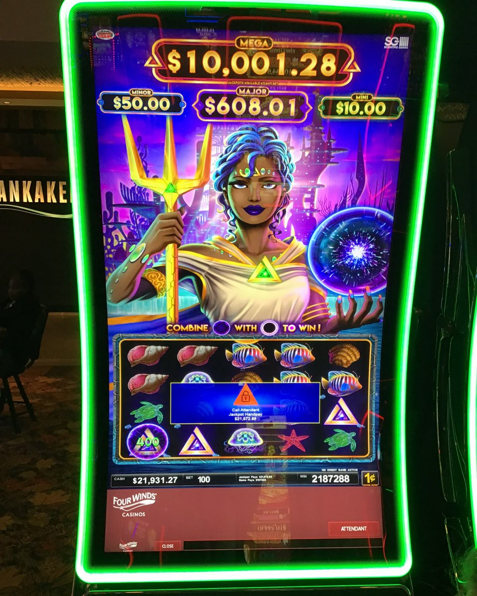FourWindsCasino's tweet photo. A $1 bet turned into a $21,872 JACKPOT in South Bend for a lucky Rochester, IN guest.
Win Date: April 4
#WinningAtFourWinds #Jackpot https://t.co/J6MLDP782T