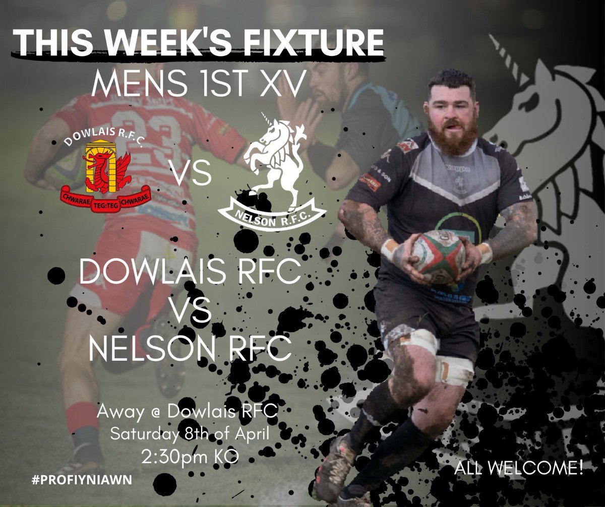 Nelson RFC ๐ฆ (@nelsonrfc) on Twitter photo ๐BANK HOLIDAY RUGBY๐
Games for the menโs 1st XV coming thick and fast now with the end of season in sight.
This week they take the short trip up <a href="/DowlaisRfc/">Dowlais RFC โซ๏ธ๐ดโช๏ธ</a>
No games for the Nomads this week
#profiyniawn ๐BANK HOLIDAY RUGBY๐
Games for the menโs 1st XV coming thick and fast now with the end of season in sight.
This week they take the short trip up <a href="/DowlaisRfc/">Dowlais RFC โซ๏ธ๐ดโช๏ธ</a>
No games for the Nomads this week
#profiyniawn