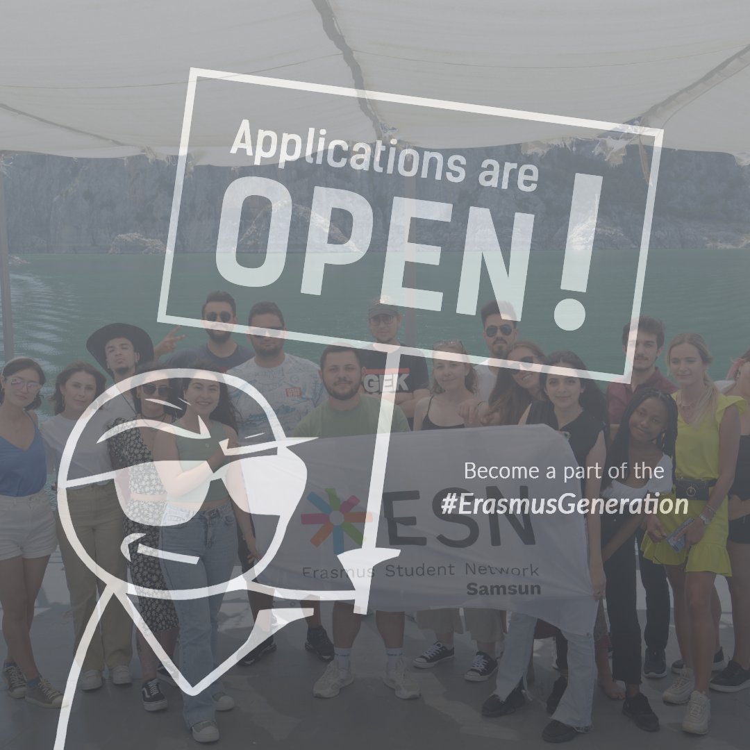 esnsamsun's tweet photo. 📣WOULD YOU LIKE TO JOIN US?📣
✅ Become a buddy
✅ Make international friends
✅ Widen your vision

Simply become a member of Europe's biggest student organisation!

Click the link in our bio to apply!
#ESNsamsun #THISisESN https://t.co/ANksBwgyEu