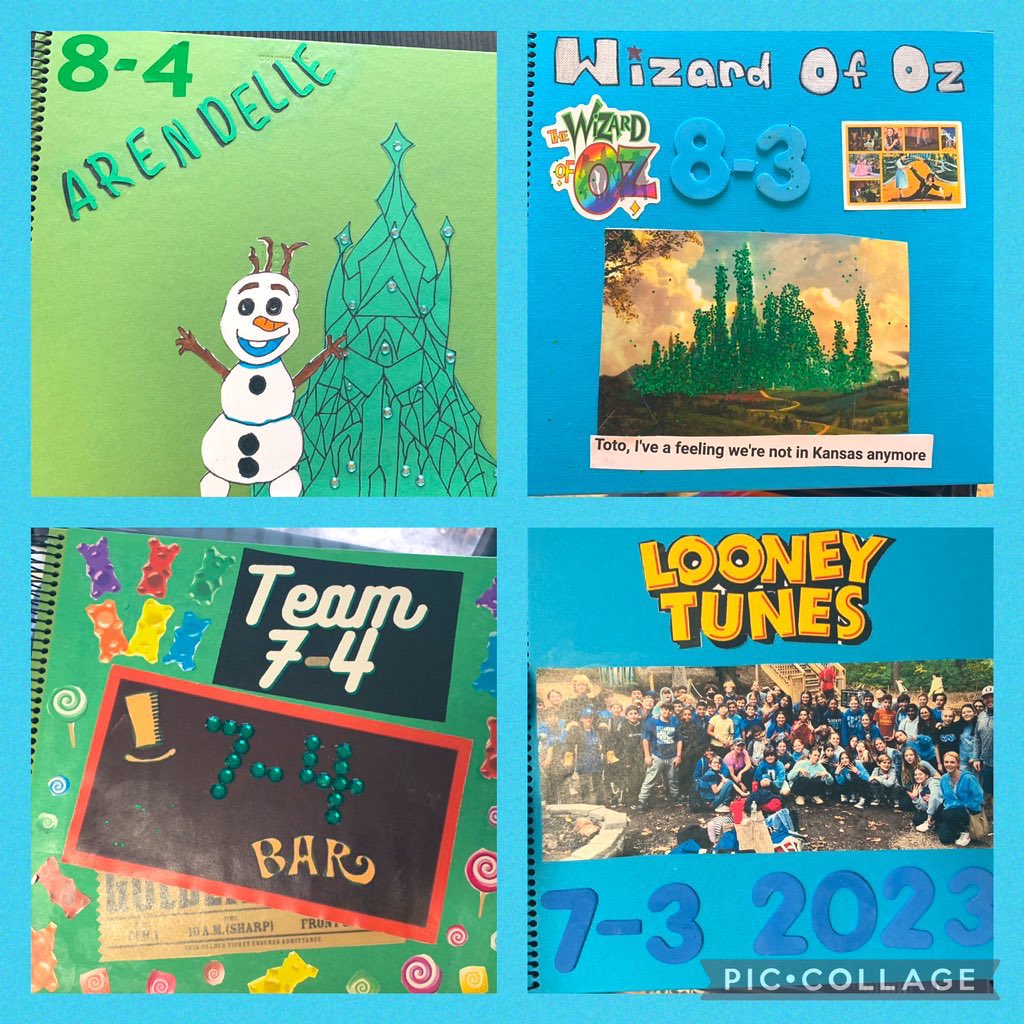 I could not be prouder of this year’s Team Spirit Scrapbook teams that I had the honor of leading. They were all class acts and their imagination and creativity really shined in these amazing books! Good luck to all the teams today!! @OMS_NY #teamspirit #scrapbooks #middleschool