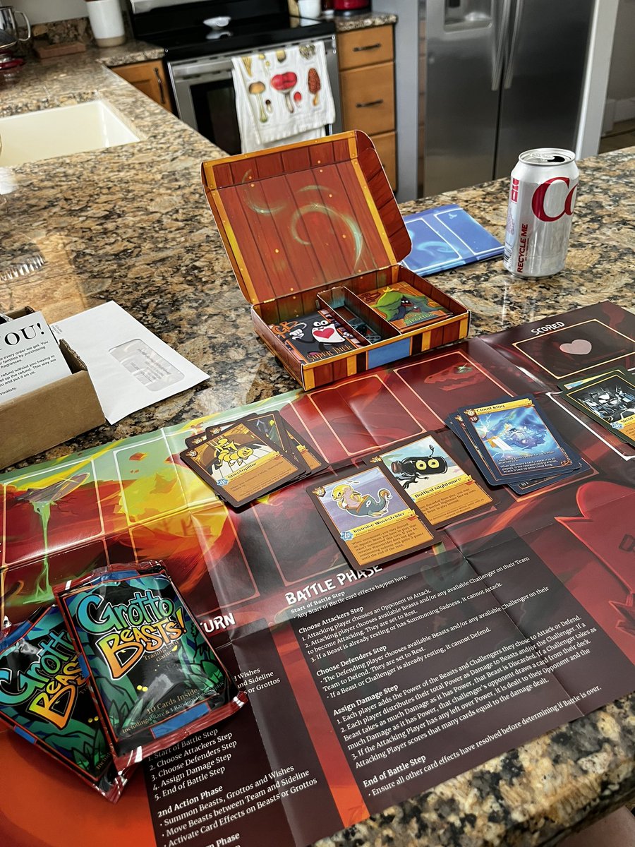 TorriLatte's tweet photo. Grotto Beasts is better than I could have ever imagined!! I can wait to play! https://t.co/OieX8BMhxi