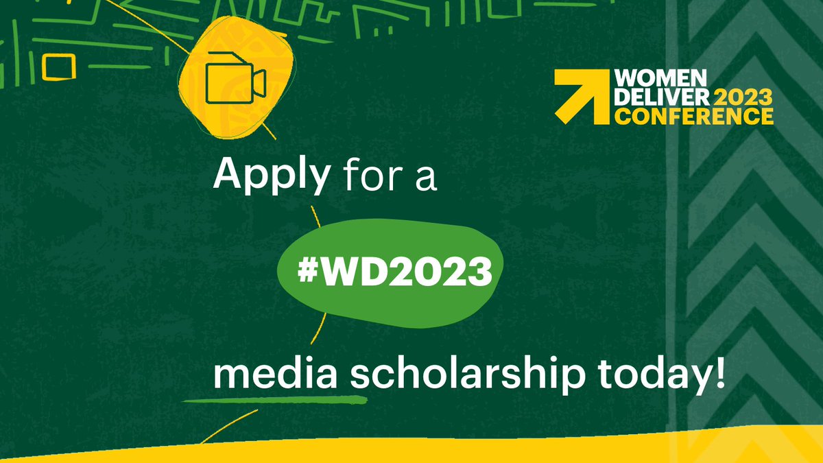 WomenDeliver's tweet photo. 📰 Breaking news 📰 

Applications for #WD2023 media scholarships are now open! If you are a journalist or content creator who covers #GenderEquality issues, apply here 👇 by 17 April.  
https://t.co/bHCpDDOa3U https://t.co/T1wJpKWD0K