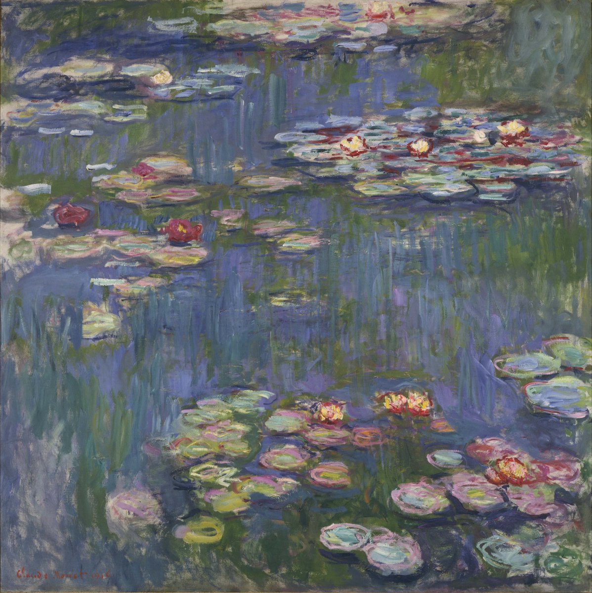 sophrisyne's tweet photo. Claude Monet’s water lilies https://t.co/sHfY8R7NPx