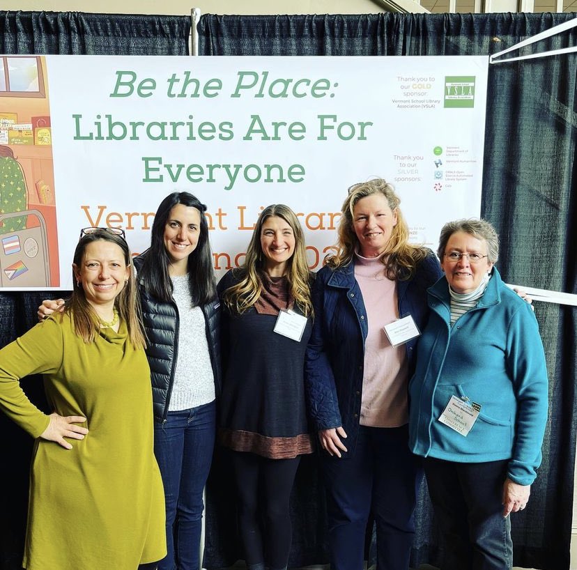 SBSchoolsVT's tweet image. Our school librarians attended the @VLAlib Conference on Monday. The theme this year was “Libraries are for Everyone” and we thank them for all they do for #sbsd students! 📚