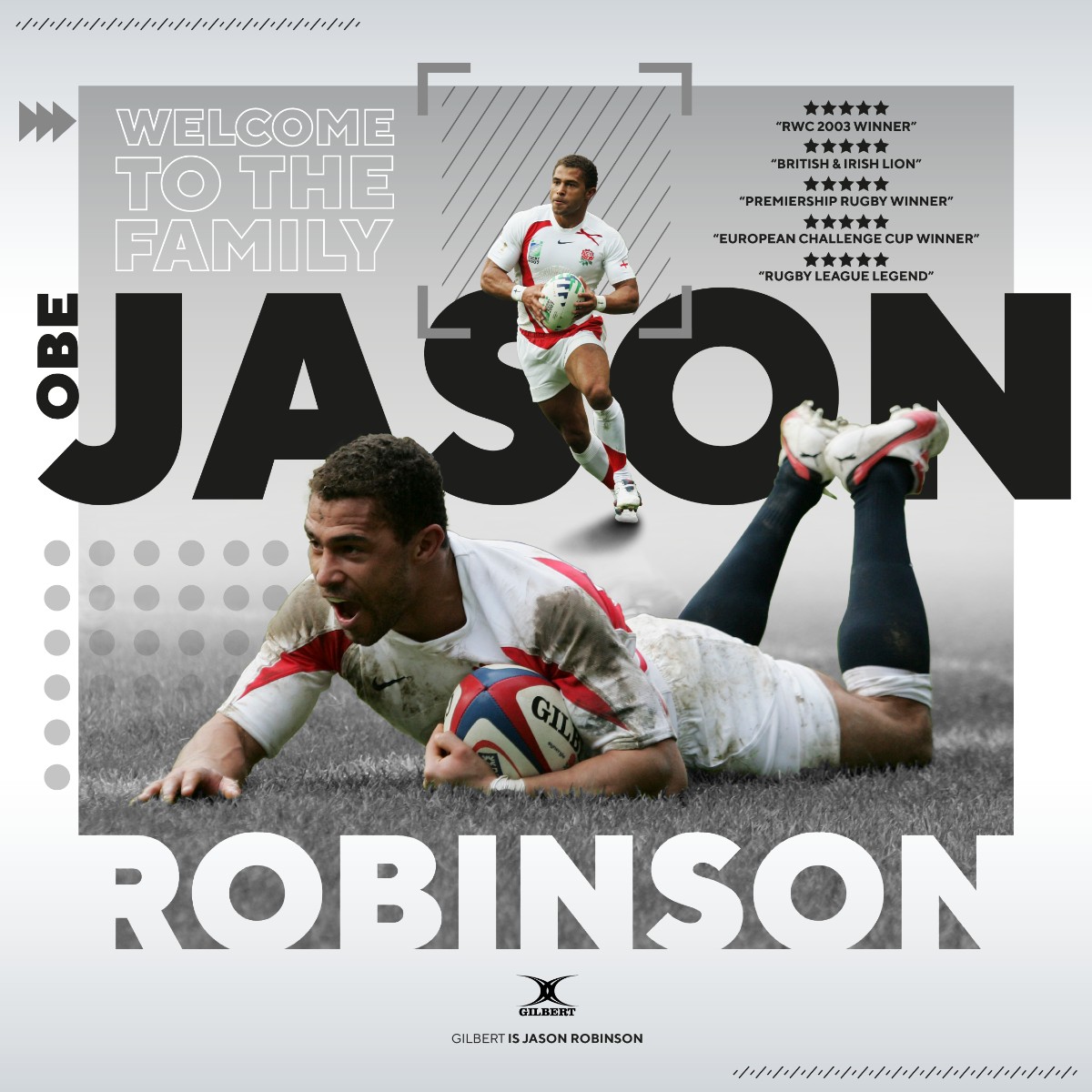 In case you missed it!

Did we mention that Jason Robinson has joined the family ahead of the 2023 World Cup? 

#rapid #WC23 #Winners 
 <a href="/Jason15Robinson/">Jason Robinson</a>  <a href="/GILBERT_RUGBY/">Gilbert Rugby 🏉</a>