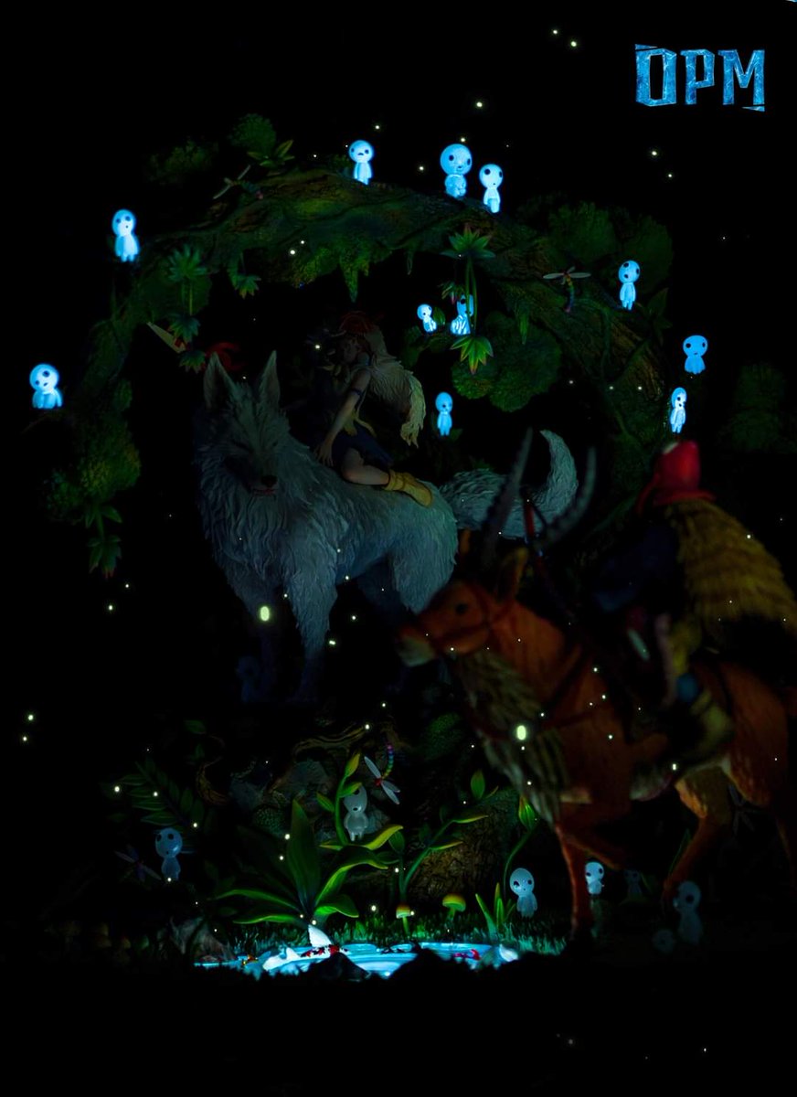 SanMigou's tweet photo. Princess Mononoke OPM Studio Ashitaka x San
📏H50cm x W48cm x D41cm
💡LEDs dans la base + sylvains phosphorescents
📆Q4 2023
💸Price: 599€
#princessemononoke #momonoke #opmstudio #ghibli #ghibliredraw #ghiblicollection😍 #ghibliart https://t.co/0xaxs28t1B