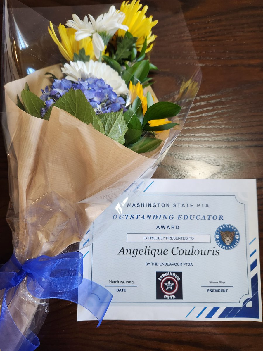 Guess who's back?! 😁 Excited to share that I've been granted an Outstanding Educator Award by our 🐆 PTSA! I can't wait to highlight some favorite learning experiences from my first year in MERLIN over the next few weeks! <a href="/IssaquahSchools/">Issaquah School District</a>