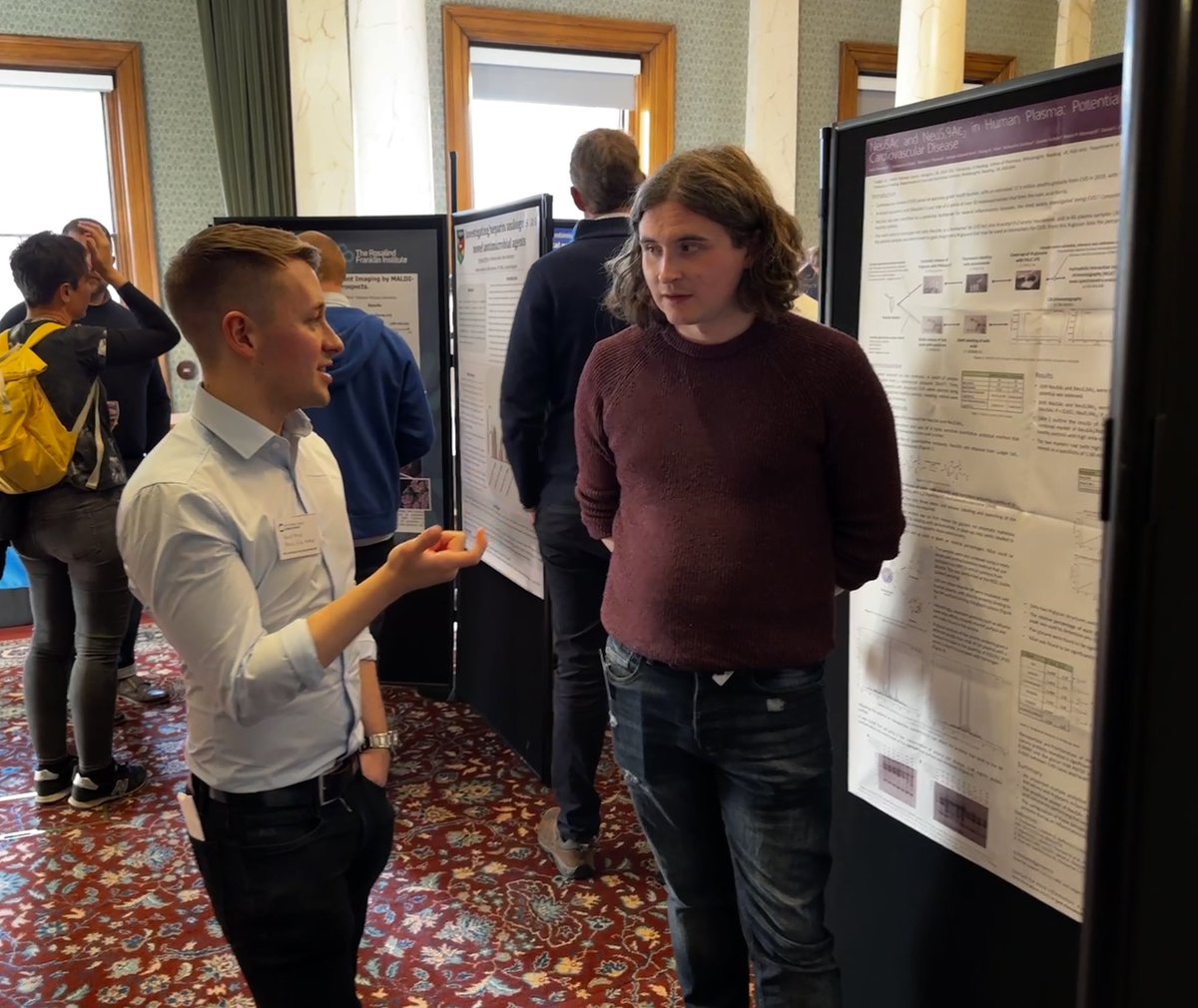 DSharpScience's tweet image. This week I presented a poster of my PhD work utilising chemical tools within glycobiology at the @CarbGroupUK Spring Meet. I had lots of interesting discussions which has yielded many new ideas! Thanks to the organisers &amp;amp; speakers for sharing their inspiring science. #glycotime