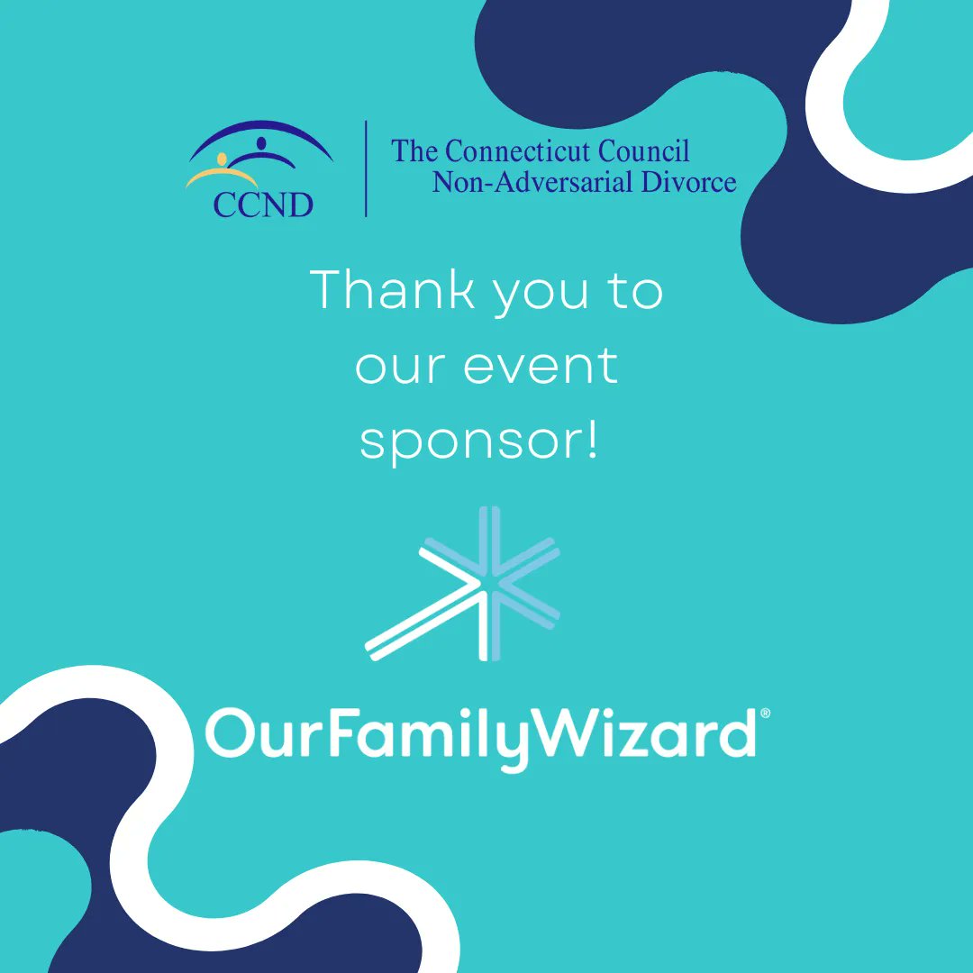 CcndCt's tweet photo. Meet our sponsor! Our Family Wizard is the leading app for more peaceful co‑parenting. Want to streamline your parenting schedule, shared expenses, and communication? OurFamilyWizard helps reduce conflict, so your kids have two healthy homes. 
https://t.co/HqPvDa7KJ4 https://t.co/cYJkht5NcO