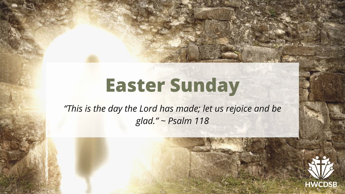 Today is the glorious celebration of the day Jesus was raised from the dead, heralding his victory over sin and death and heralding a future resurrection for all who are united to him by faith. #EasterSunday