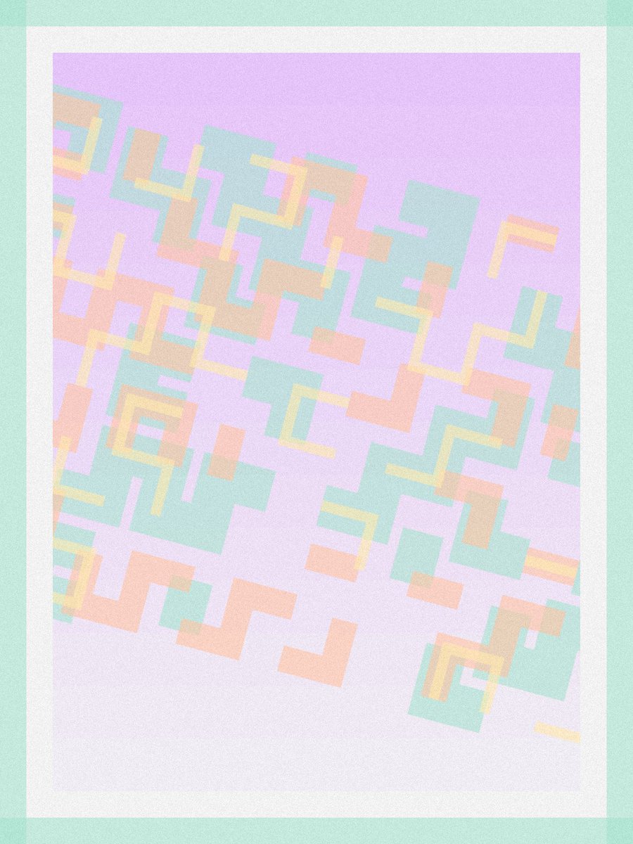grosgg's tweet photo. Experimenting with the overlap + transparency + close-up zoom settings. I feel like I want to print some of these outputs already 😅
#generativeart #creativecoding #p5js #fxhash https://t.co/b1uk9zcctO