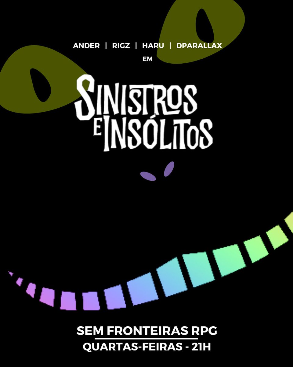 SemFrontRPG's tweet photo. Em busca de uma anomalia em Arquiteto Kowalski, nossos intrépidos investigadores encontram Thomaz Pratágua Hatter e com ele novos mistérios a serem buscados.

Hoje na às 21:00h na https://t.co/37f09qxvln

#OrdemParanormal #SFRPG #rpgnacional https://t.co/8nmH0szFuh