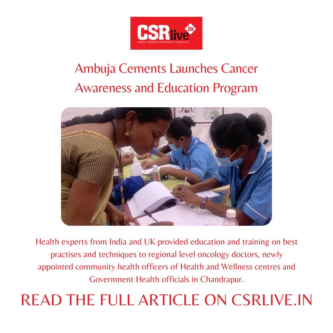 Make sure to read the full article at: csrlive.in/trending-stori…

<a href="/WeAreACF/">Ambuja Foundation</a> <a href="/AmbujaCementACL/">Ambuja Cement Official</a> 
#CSRLive
