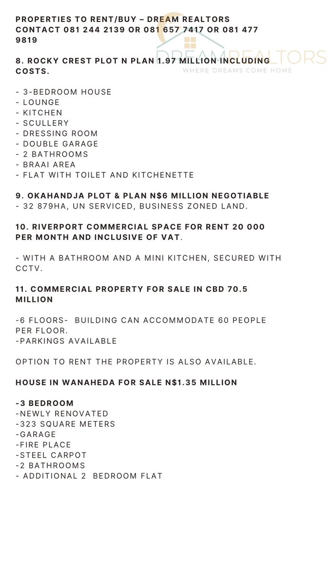 DreamRealtorsNA's tweet photo. Various properties available and various properties needed. https://t.co/sSn7ItLJVD
