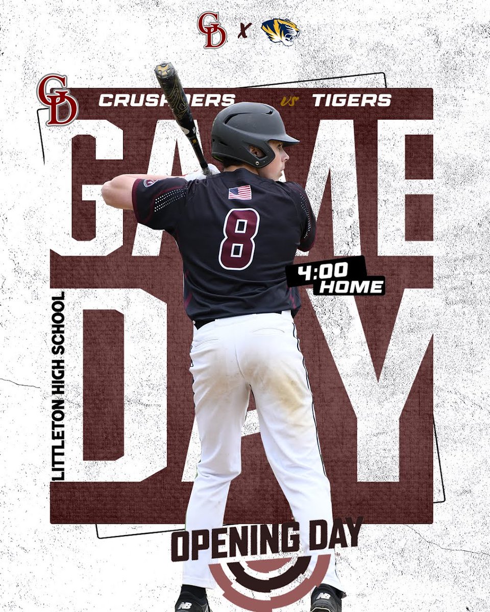 Today, it's for real! 
Opening day at GD vs Littleton, first pitch 4p. <a href="/GDCrusaders/">Athletics</a> #rollsaders <a href="/tgsports/">Worcester T&G Sports</a>