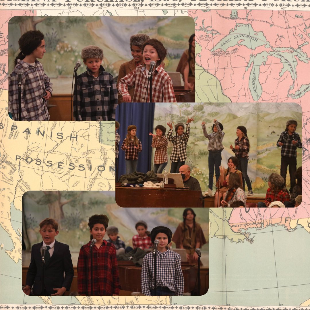 💙🐦🌈 GO WEST WEDNESDAY: 5th grade's annual production of the historical expedition of Lewis and Clark that took place after the Louisiana Purchase... HELLO LOUISIANA! 
#askmewhyilovemarquez
#bringinghistorytolife #pacificpalisades
@LASchoolsWest