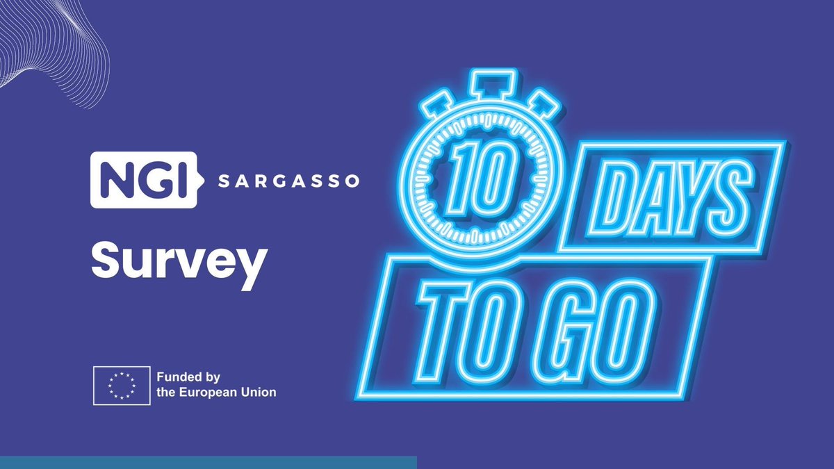 Transatlantic cooperation between 🇪🇺🇺🇸🇨🇦is the object of <a href="/NGI_Sargasso/">NGI Sargasso</a>, the collaborative ecosystem &amp; programme supporting for NGI technologies. They are now running a survey on the most important research challenges for their #OpenCall
Have your say!👉ec.europa.eu/eusurvey/runne…