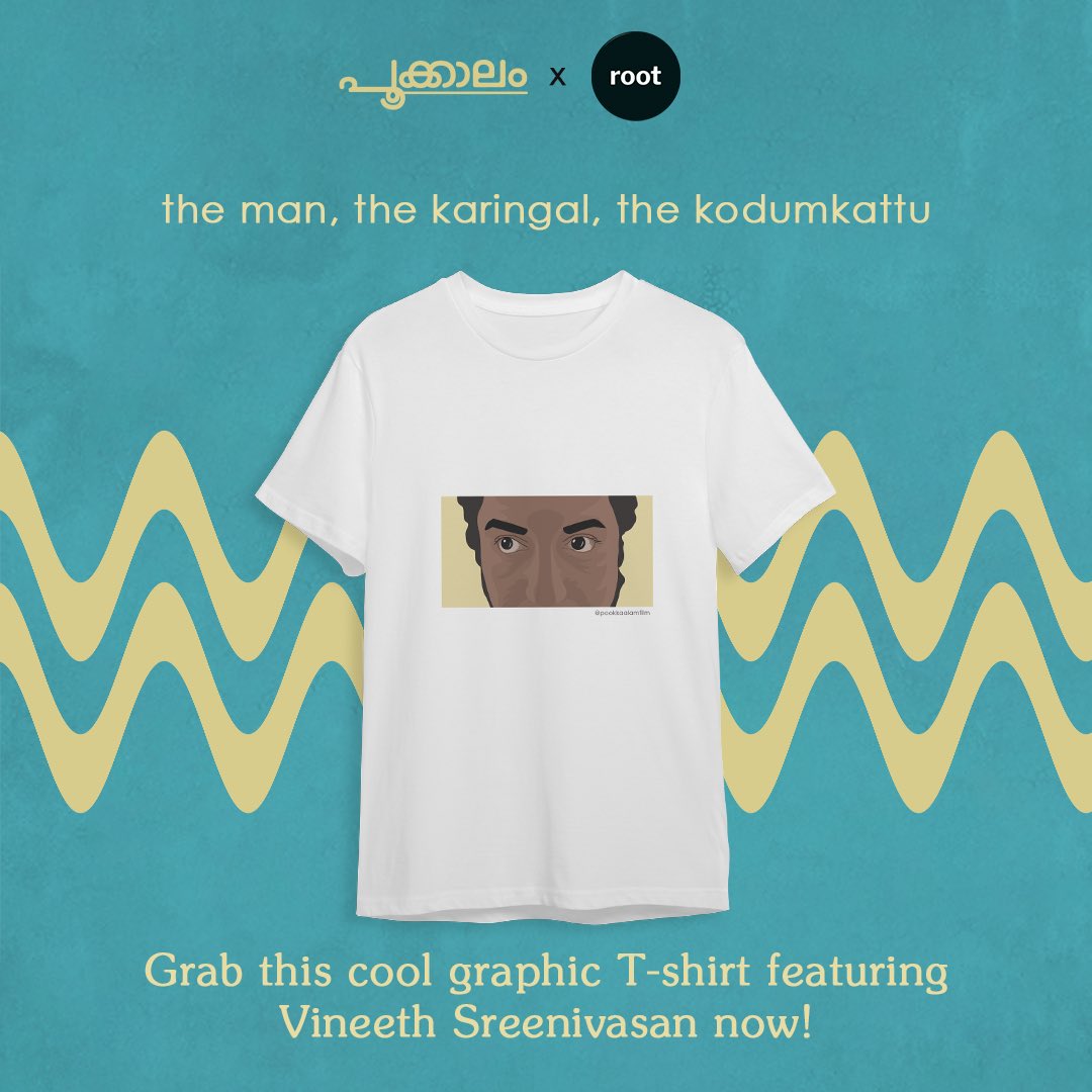 Get these limited edition T-shirts only at root! 

Link in bio 🌸

<a href="/Pookkaalamfilm/">Pookkaalam The Movie</a> 

#Malayalam #malayalammovie #ComingSoon #LimitedEdition #Pookkaalam #rootfor