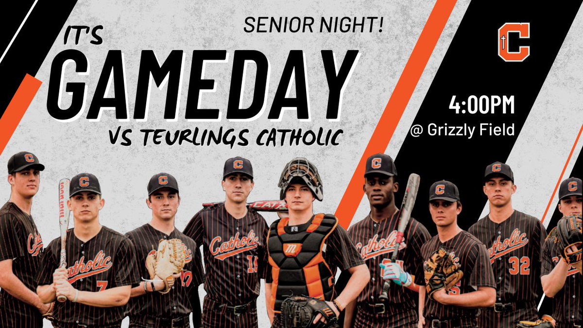 🟠⚫️⭐️ SENIOR NIGHT ⭐️⚫️🟠
It’s a great day to come watch the Curdogs play Teurlings Catholic at 4pm! Let’s crowd the stands for our seniors🐻
@BEAR_Nation2022