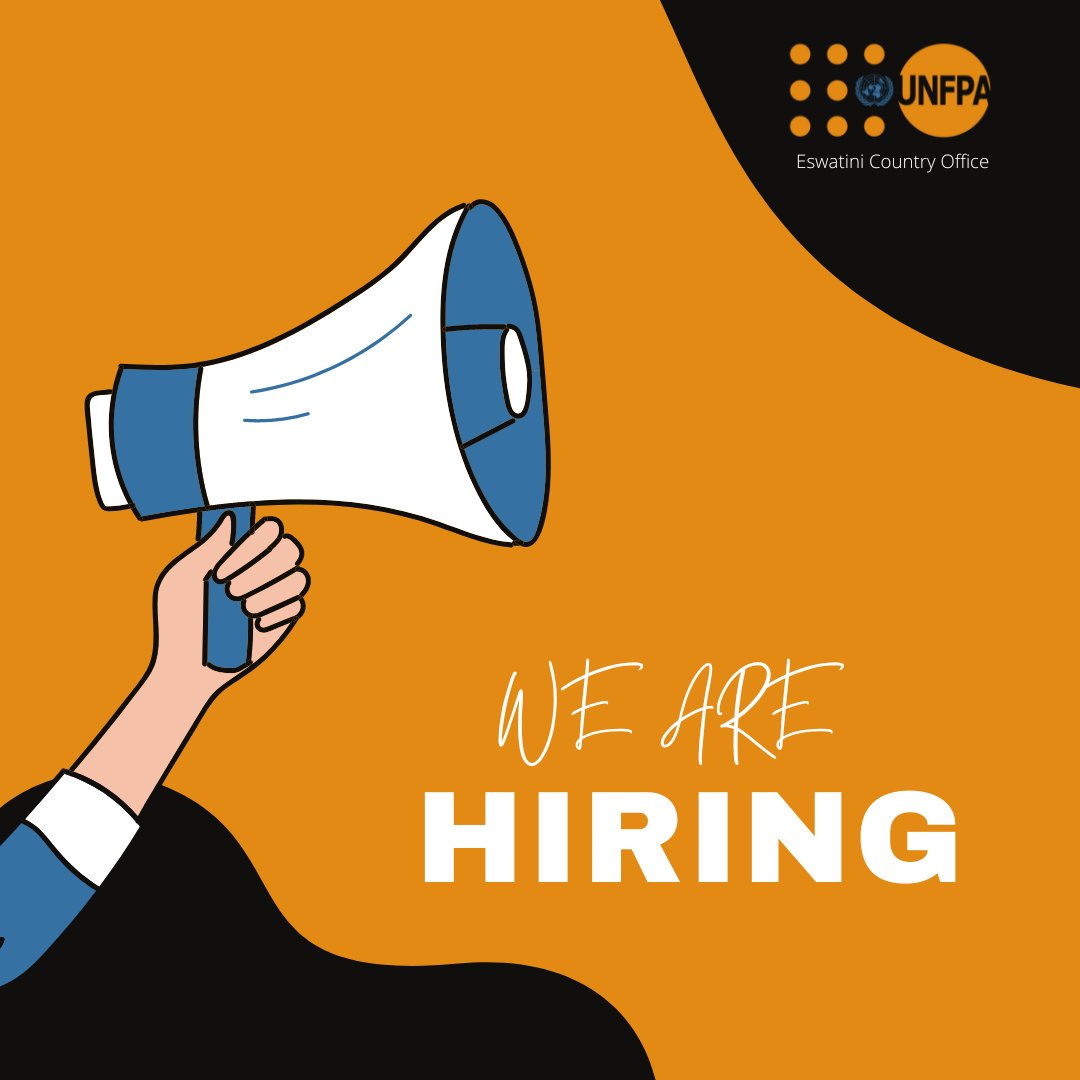 We have these interesting posts for you

Check them out

1. National Youth Policy Results Framework development
Link: eswatini.un.org/en/226227-term…

2. Programme Analyst - Gender 
Link: eswatini.un.org/en/226384-prog…

CLOSING Date and How to apply provided in the links