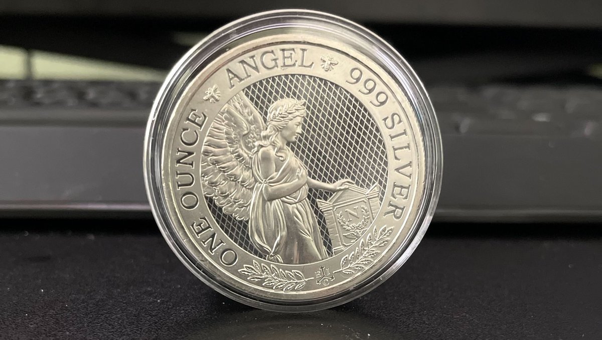 JMBullion's tweet image. JMB Staff Pick Wednesday: 2021 St. Helena Napolean Angel Silver Coin⁠
⁠
"This is a strikingly beautiful coin in my opinion and the angel reminds me of my mother" - Justin, Marketing Team⁠

#silvercoin #angelcoin #silverbullion

To view the coin 👉️ bit.ly/3YyLxMH